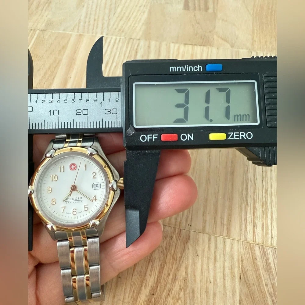 Wenger ladies two toned classic watch NEW BATTERY